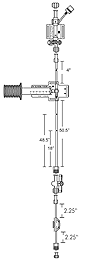 Deltran® Plus Blood Collection System, NEONATAL/PEDIATRIC with Integral 30cc Flush Device and Stopcock. Model ABC-350NP